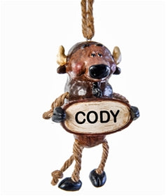 Cody the Buffalo  Ornament Sale