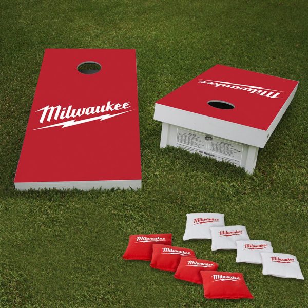 Milwaukee Wooden Cornhole Set Fashion