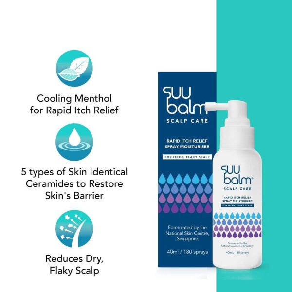 Suu Balm Rapid Itch Relief Scalp Spray 40ml Sale