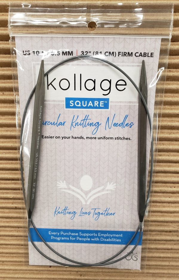 Kollage Square Circular Needle - Soft - Gray Hot on Sale