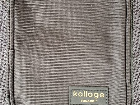 Kollage - Small Zippered Pouch Black and Gold Sale