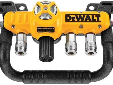 DEWALT Quadraport Air Line Splitter With Regulator Discount