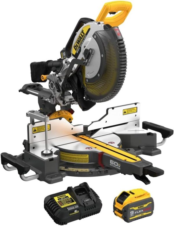 DEWALT 12  60V Sliding Miter Saw (9.0Ah) on Sale