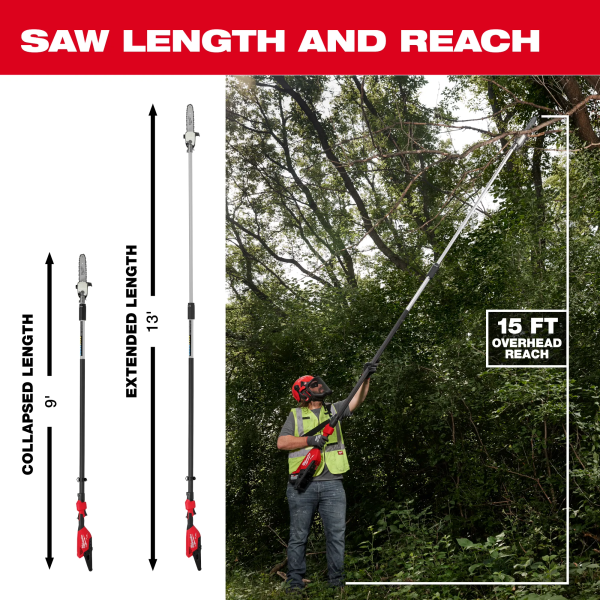 MILWAUKEE - M18 FUEL™ Telescoping Pole Saw (Tool-Only) For Cheap