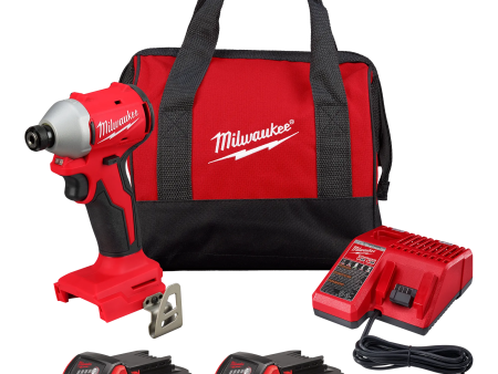 Milwaukee M18™ Compact Brushless 1 4  Hex Impact Driver Kit For Cheap