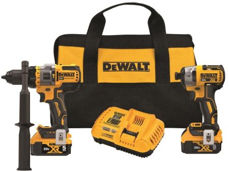 DEWALT 20V MAX 2 Tool Kit Including Hammer Drill Driver with FLEXV Advantage Discount