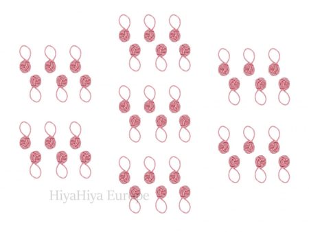 HiyaHiya Pink Yarn Ball Stitch Markers Bundle Hot on Sale