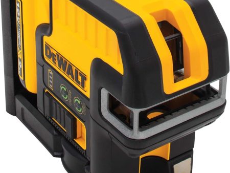 DEWALT 12V Max Line Laser, 5 Spot + Cross Line, Green Discount