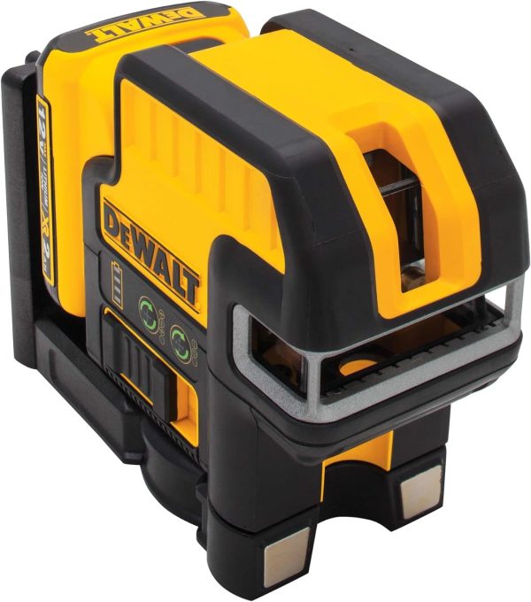 DEWALT 12V Max Line Laser, 5 Spot + Cross Line, Green Discount