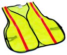 Safety Works SWX00354 High-Visibility Safety Vest, One-Size, Polyester, Lime Yellow, Hook-and-Loop Online Sale