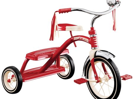 Radio Flyer 33 Dual Deck Tricycle, 2-1 2 to 5 years, Steel Frame, 12 x 1-1 4 in Front Wheel, 7 x 1-1 2 in Rear Wheel For Cheap