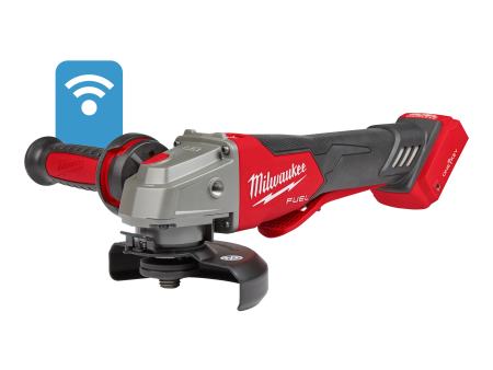 Milwaukee M18 FUEL 18V Lithium-Ion Brushless Cordless 4-1 2 in. 5 in. Braking Grinder With Paddle Switch (Tool-Only) Online now