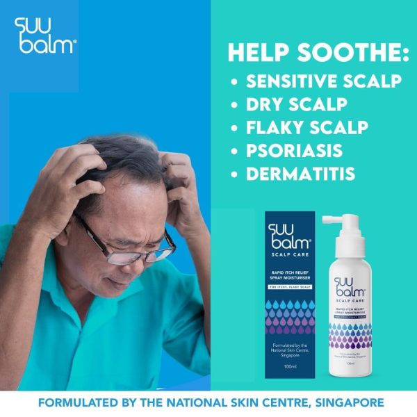 Suu Balm Rapid Itch Relief Scalp Spray 40ml Sale