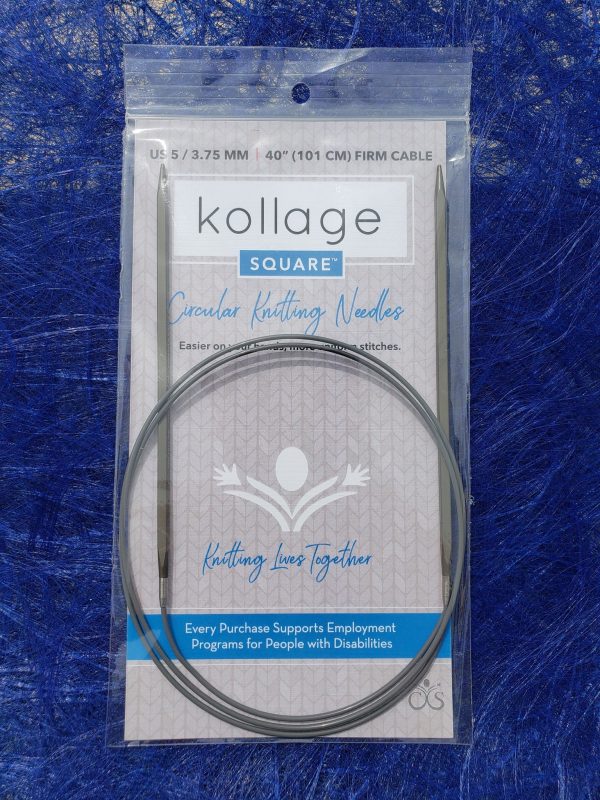 Kollage Square Circular Needle - Soft - Gray Hot on Sale