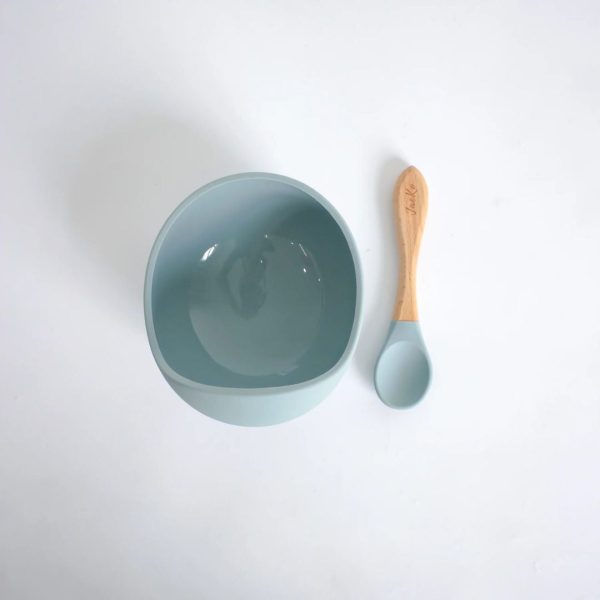 Jae Ko Silicone Bowl & Spoon Set Online Hot Sale