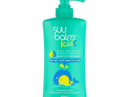 Suu Balm™ Kids Dual Soothing & Moisturising Head-to-Toe Wash (420ml) Cheap