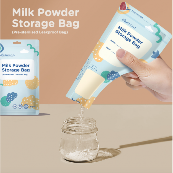 Autumnz Milk Powder Storage Bag 30 s | Food Storage Bag (Pre-sterilised Leakproof Bag) Online