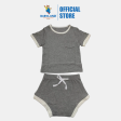 Snuggle Shield® Ribbed Bamboo 2-Piece Shorts Set on Sale