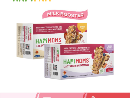 Hapimoms Lactation Bar 150g (5 x 30g) Hot on Sale