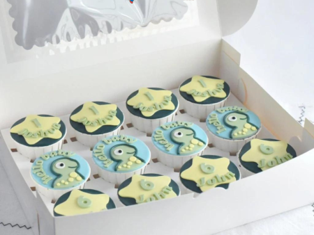 Yippii Cupcake - Dinosaur 9pcs (Fondant) Discount