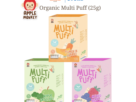 Apple Monkey Organic Multi Puff (25g) [Halal] For Discount