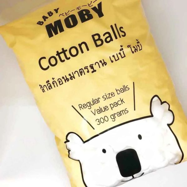 MOBY Standard Size Cotton Balls 300g Online Sale