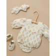 Purebaby Bow Headband - Posie Floral Discount