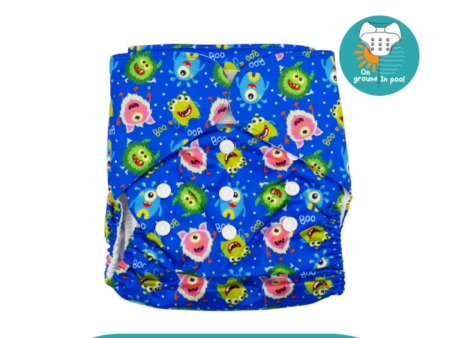 Cheekaaboo 2-IN-1 Reusable Diaper - Monster Online