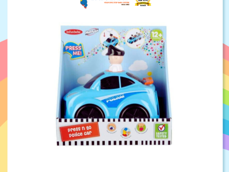 Infunbebe Press n Go Police Car (12m+) For Sale