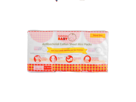 Suzuran Baby Anti-Bacterial Cotton Sheet 9 Mini Packs Online Hot Sale