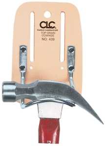 CUSTOM LEATHERCRAFT CLC Tool Works Series 439 Hammer Holder, Leather, 2-1 2 in W, 7.1 in H Discount