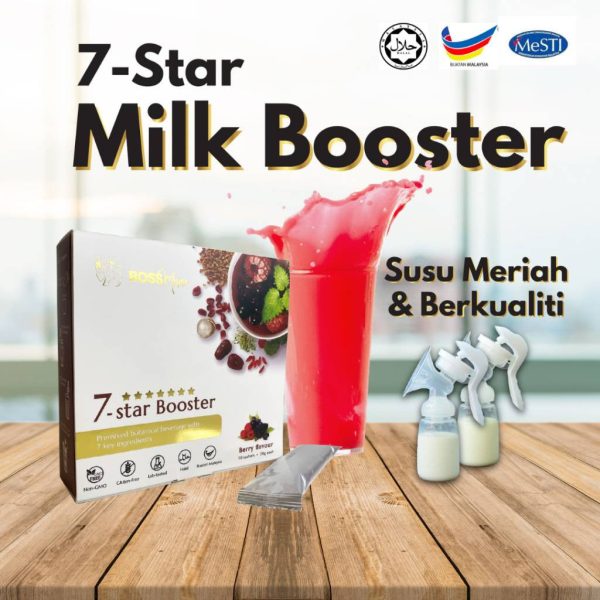 Boss Mama 7 Star Milk Booster (Berry) For Discount