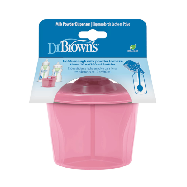 Dr Brown s Baby Feeding Milk Powder Dispenser - Pink Hot on Sale