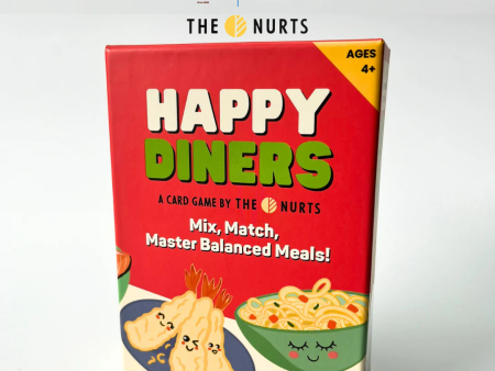 The Nurts Happy Diners Card Game | 4yrs+ | Nutritional Balanced Meal Strategy | Family Game Night Online Hot Sale