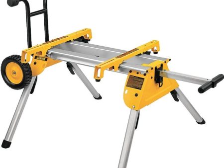 DeWALT DW7440RS Rolling Table Saw Stand, 200 lb, 19-3 4 in W Stand, 33-1 2 in D Stand, 9 in H Stand, Aluminum Discount