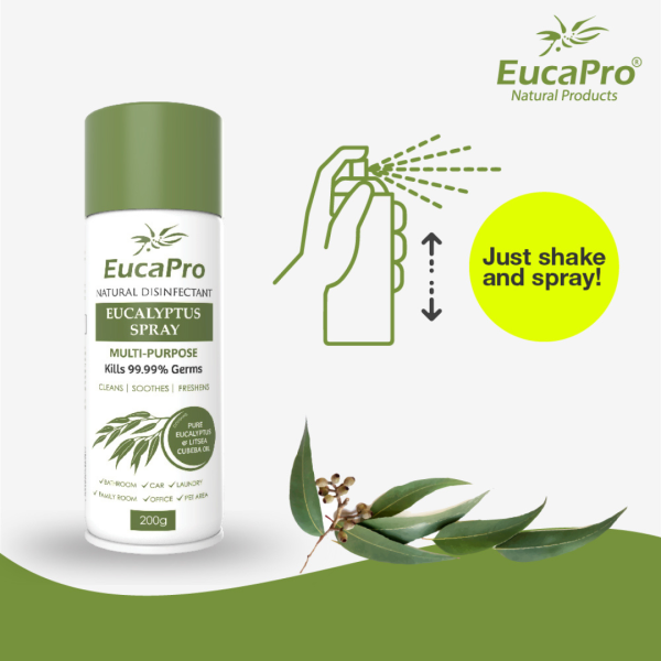 Eucapro Natural Disinfectant Eucalyptus Spray 200g Online now