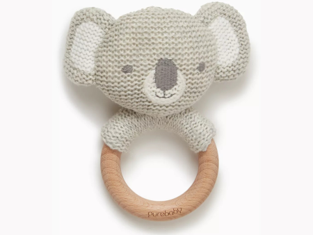 Purebaby - Organic Koala Rattle Hot on Sale