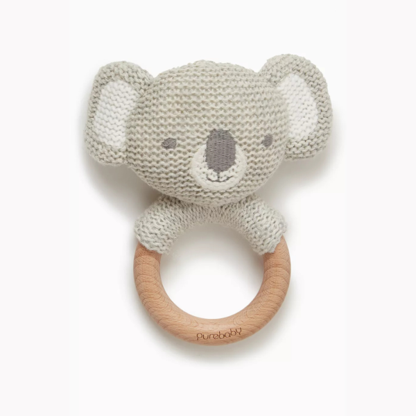 Purebaby - Organic Koala Rattle Hot on Sale