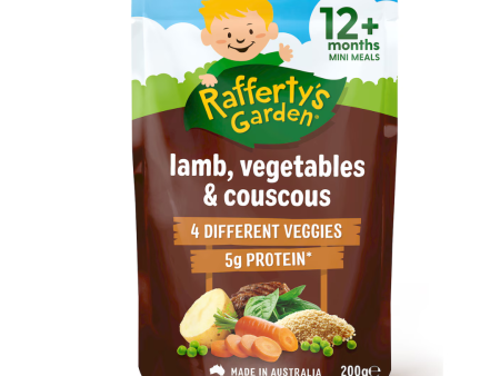 Rafferty s Garden Lamb, Vegetables & Couscous 200g (12m+) on Sale