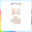 Hamako Mitten And Booties - Striped Solar (All Size) on Sale