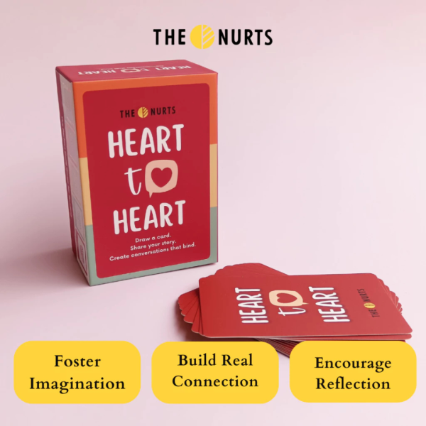 The Nurts Heart-To-Heart Cards for Bonding | Suitable for all ages | Family friendly Conversation Card Game | Ice Breaking Game Discount