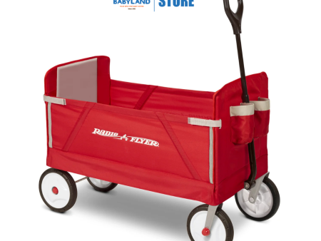 Radio Flyer 3-in-1 EZ Fold Wagon (18 month+ Up to Max Capacity 68 kg) For Sale