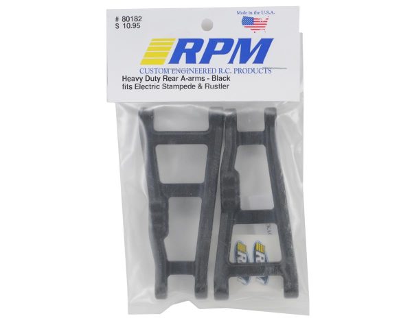 Rustler Stampede Rear A-Arms (Black) (2) on Sale