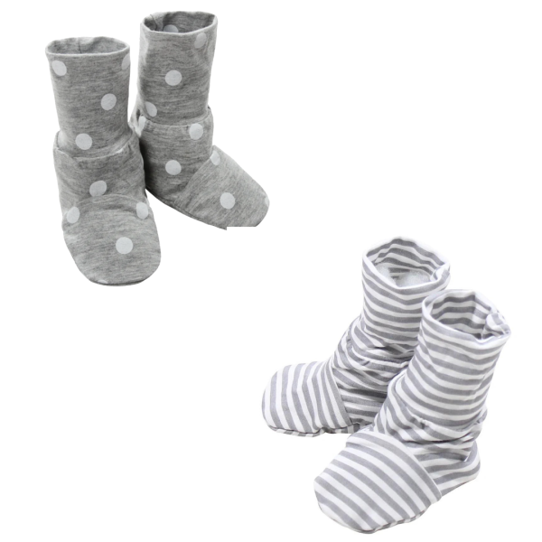 Baa Baa Sheepz Booties Grey (0-6 months) Discount