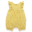 Purebaby Sunshine Ruffle Shortie Growsuit Hot on Sale