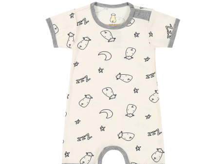 Baa Baa Sheepz Romper Short Sleeve Dream Baa Baa Yellow Discount