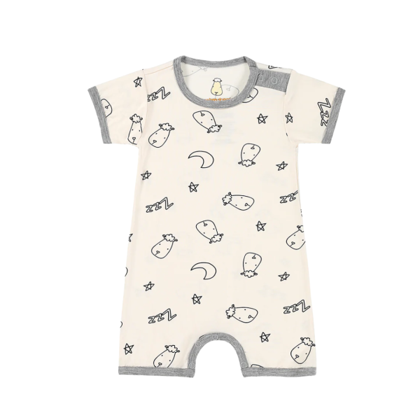 Baa Baa Sheepz Romper Short Sleeve Dream Baa Baa Yellow Discount