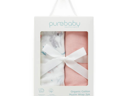 Purebaby Organic Blossom Friends Muslin Wrap Gift Pack Online Hot Sale