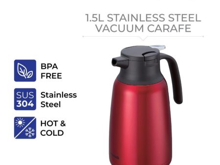 Peacock 1.5L Stainless Steel Vacuum Carafe Cheap