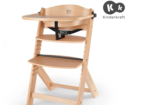 Kinderkraft High Chair ENOCK - Wood (6m+) Cheap